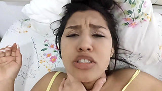 My Hot 18 Year Old Stepsister From New York Gets Into My Bed When Im Watching TV