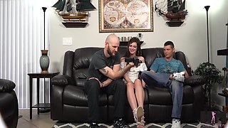 Gets Double-stuffed By Brian And Tyler! With Tyler Steel, Piper June And Brian Omally