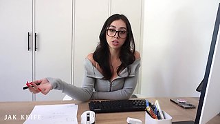 Chloe's Brunette Passion Ignites in Wild Teacher Heat