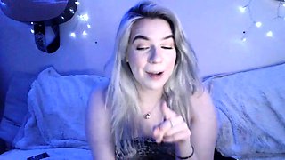 Amateur blonde ass fucked and facialized