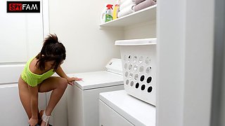 Stepdad Empties Balls Inside Stepdaughter While Her Mom Is Gone