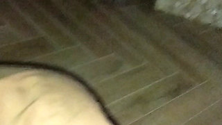 Hot 18 Girl From Poland Doing Blow Job with Butt Plug Sexy Bodystocking Lingerie and Bondage