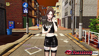 Tani Yuuka 3D Hentai - Stockings & Explosive Squirt Orgasm! POV Fingering, Piledriver & Cunnilingus