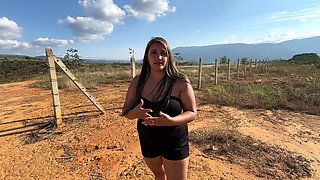 Strawberry blonde is unfaithful to her husband with peasant