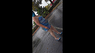 Jamdown26 - Big Fat Ass Hijab Woman in Outdoor Parking Lot Masturbating in Her Car and Cumming with Multiple Orgasm - BBW SSBBW