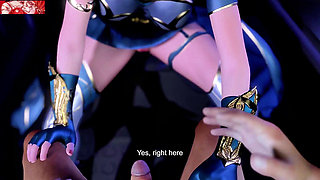 The Pixel Temptress: Big Boobs Awaken - 3D Animation Hentai