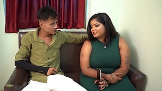 Neighbor Girl Helps Boy Next Door With Deep Blowjob and Titty Fucking in Hindi