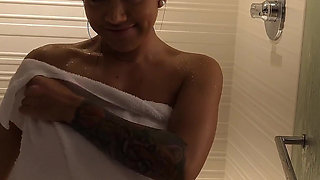 Alice Thunder Showering After Our Date-night Shoot