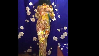 Strip Down sexy young african Lady