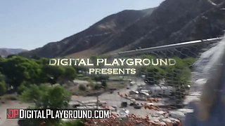 Digitalplayground - Reagan Foxx tongues Abella Danger's Trimmed Pussy to train her a good lesson