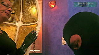 Monika Schmidt Femdom Smoking Human Ashtray Verbal Humiliaion Boot Worship