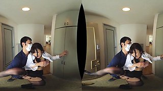 Gorgeous Japanese seductress incredible VR video