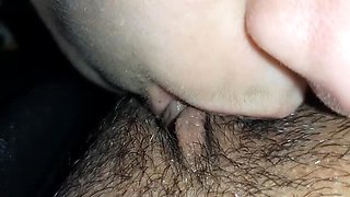 Romantic Lesbian Licking and Sucking Hairy Pussy - Intimate Amateur Cunnilingus Orgasm
