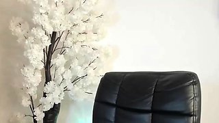 Sexy Shemale With Big Tits Jerking Her Huge Cock Off