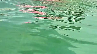 Thong Bikini Pool Tease - Wet Dance & Playful Vibes