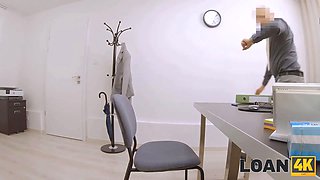 Loan4k. blond knows nothing about finance but knows how to satisfy him