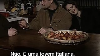 Gorgeous brunette babe fucked hardcore in the bathroom