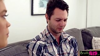 Katie Kush Step Sister Hardcore Blowjob Facial Cum in Mouth Cowgirl Rough Sex