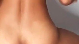 Tiny 18 Latina Girl Riding Dildo