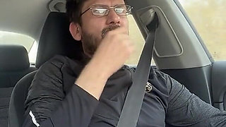 She Couldn’t Wait - MILF Blowjob & Handjob While Driving - Public Car Sex Kingyordanov