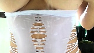 Big boobs milf masturbates with her dildo