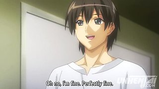 Uncensored Hentai: College Girls with Big Tits Revealed by X-Ray Glasses