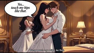 Stepmom's Secret Wedding Night Moment with stepson