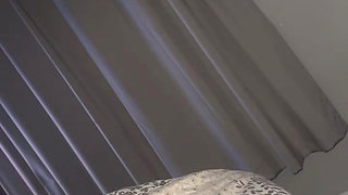 Student playing with pussy and boobs over BBC