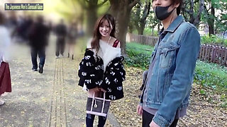 Vibe City Rush: Her Overcharged Body Trembling Through a Crowd-filled Escape