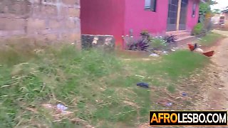 African village thot licked by lesbians