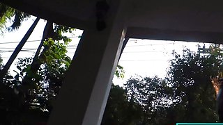 Big natural tits Thai amateur sex in POV
