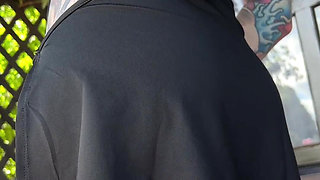 No Panties Surprise Reveal