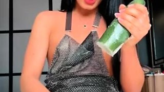 Serjarabbit Using Food As Sex Toy