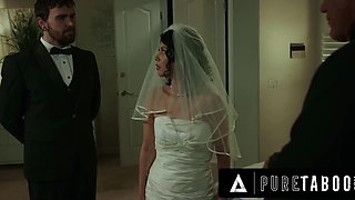 Bride Penelope Reed spent her wedding night with her husband's stepdad as tradition