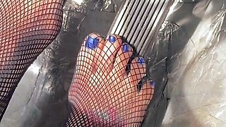 Linsey Dawn solo foot fetish