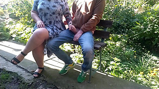 Stepmom, Please Make Me Cum Outside
