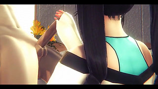 Hentai Uncensored - Yumiko Plays with Two Friends and Jerks off and Gets Fucked by Both of Them in a Church - Japanese Asian Man