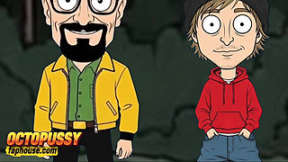 Jason Fucks Married MILF Skyler. Cartoon Parody