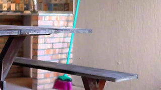 Two White Guys Use Us Like Whores! We Swallow a Lot of Piss, Deepthroat Without Mercy and Fuck!! Cum in Throat!