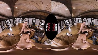 VIRTUAL TABOO - Slutty Stepmom Gives Her Ass For Orgy