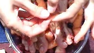 Amateur Foot Fetish Girlfriend Sucks and gives a Footjob