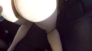 Appreciative Blonde Lets Hot Driver Blow Loads On Her Belly