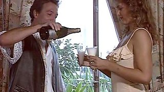 Gorgeous brunette babe fucked hardcore in the bathroom