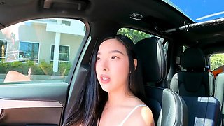 Elle Lee - Asian Elie Lee Shows Pussy In Public And Craves