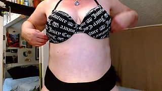 1426 Bra and Huge Panties from Dawn to John plus pussy pop
