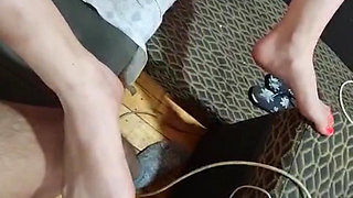 Fresh Pedi for Hubby to Drool Over