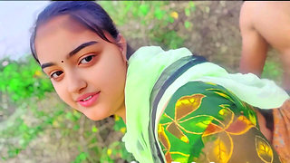 Desi Village Innocent Girl Fucked in Jungle First Time Fuck Her Tight Pussy XXX Video