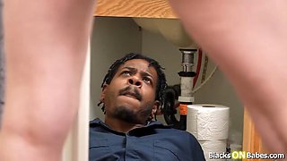 She made her bf watch her getting fucked by a big black cock