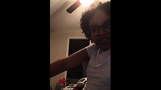 Hot Black Maid Does Some Webcam Black and Ebony