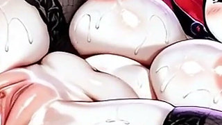 Anime Girl Pussy Destroyed - Crazy Loud Moans & Filled with Thick Cum
